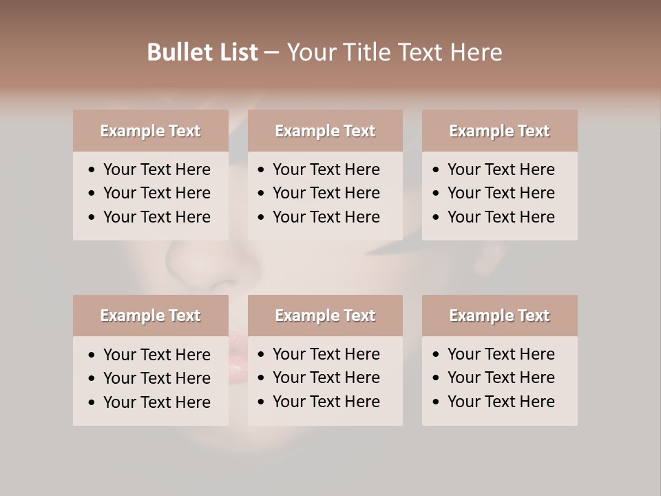 Skincare Pattern Beautiful PowerPoint Template