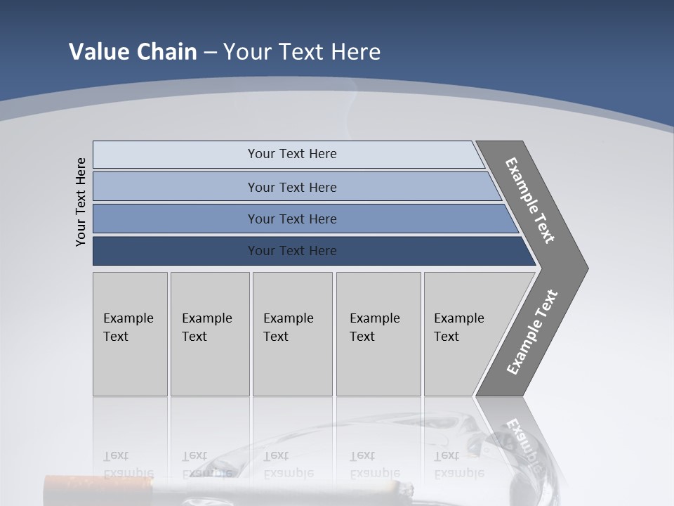 Tobacco Ashtray Stop PowerPoint Template