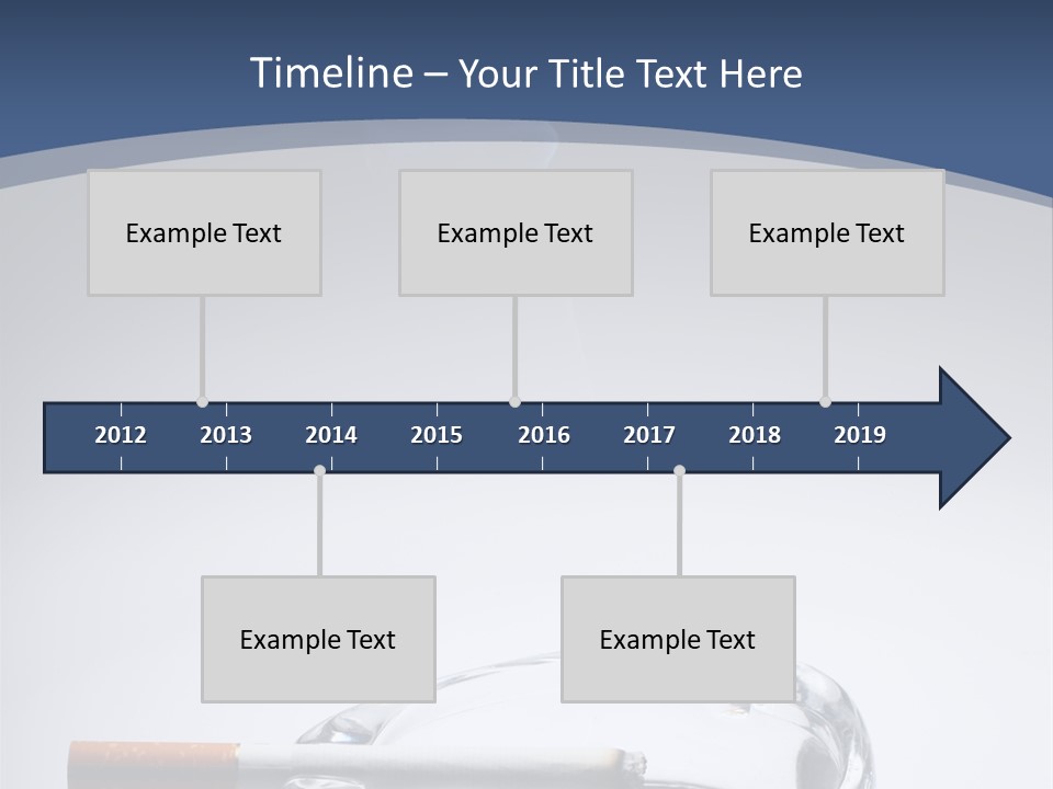 Tobacco Ashtray Stop PowerPoint Template