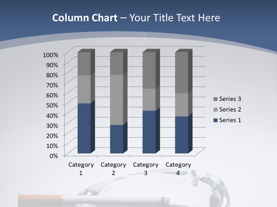 Tobacco Ashtray Stop PowerPoint Template