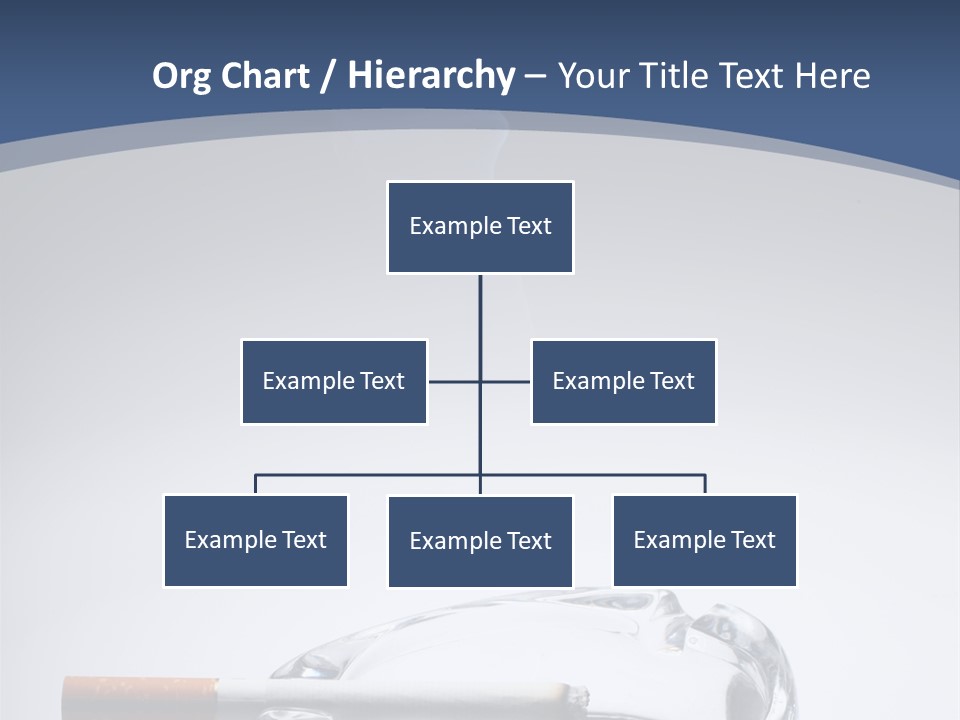 Tobacco Ashtray Stop PowerPoint Template