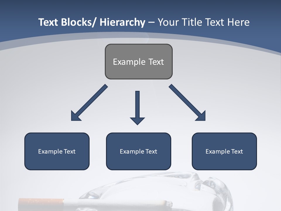 Tobacco Ashtray Stop PowerPoint Template