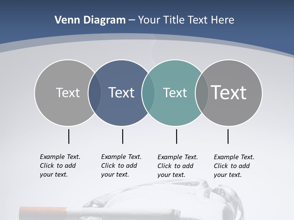 Tobacco Ashtray Stop PowerPoint Template