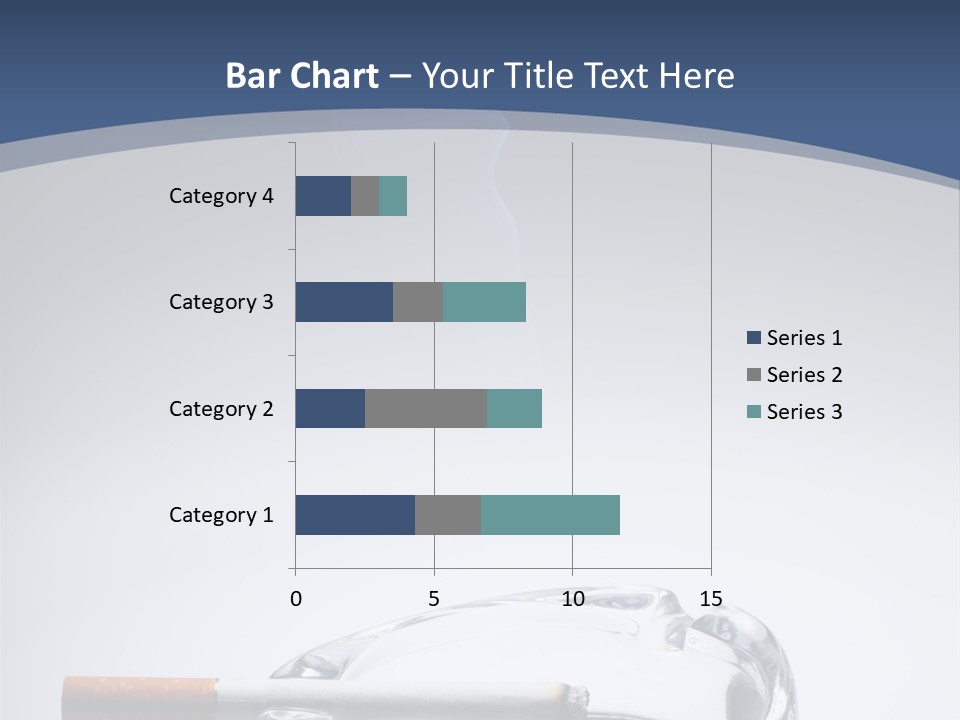 Tobacco Ashtray Stop PowerPoint Template