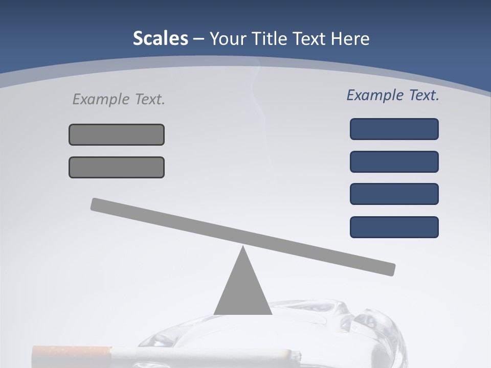 Tobacco Ashtray Stop PowerPoint Template