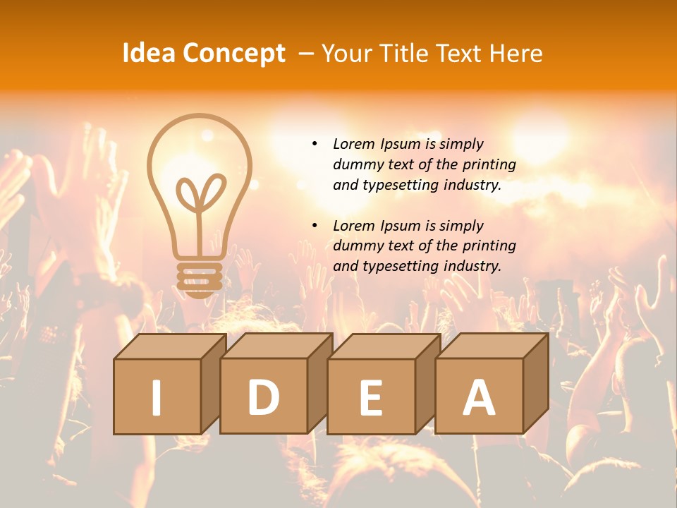 Happiness Pop View PowerPoint Template