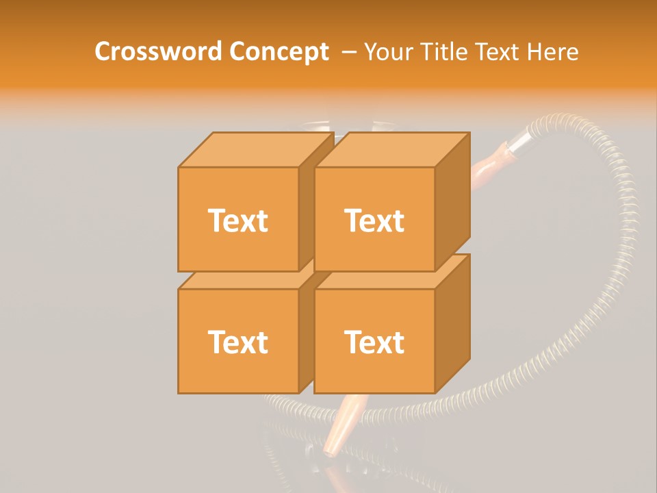 Object Calm Mouthpiece PowerPoint Template
