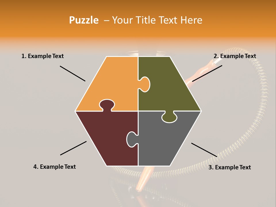 Object Calm Mouthpiece PowerPoint Template