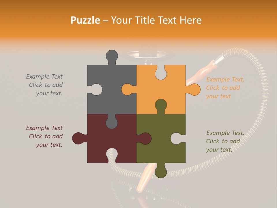 Object Calm Mouthpiece PowerPoint Template