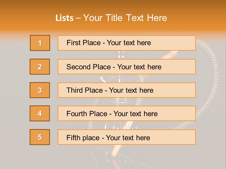 Object Calm Mouthpiece PowerPoint Template