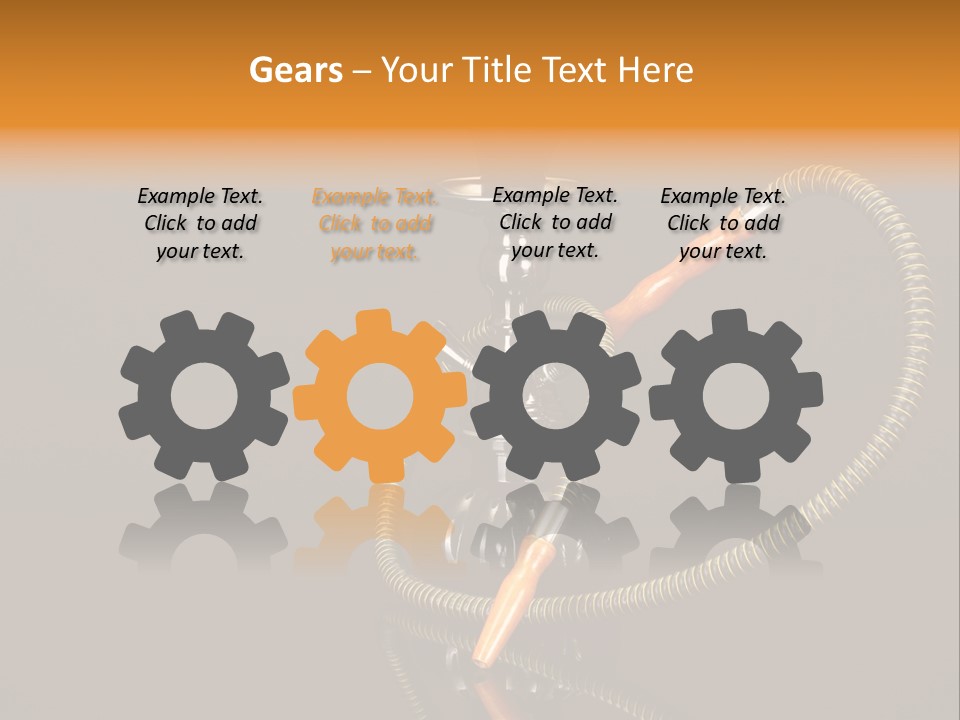 Object Calm Mouthpiece PowerPoint Template