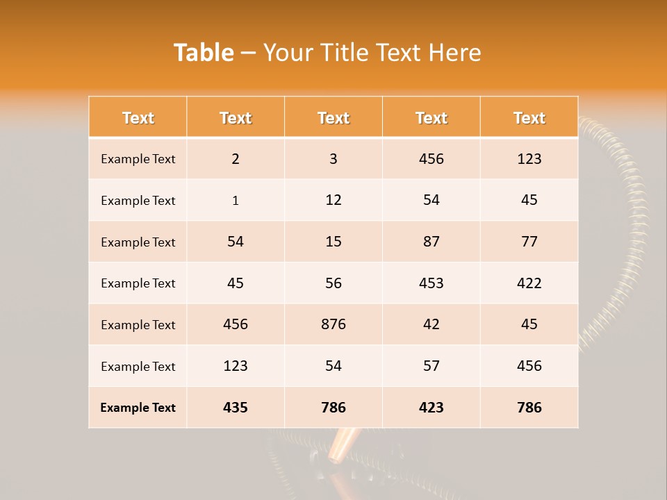 Object Calm Mouthpiece PowerPoint Template