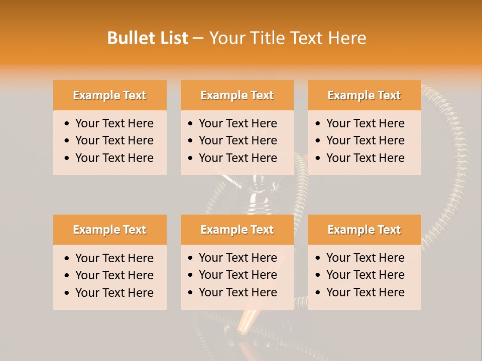 Object Calm Mouthpiece PowerPoint Template