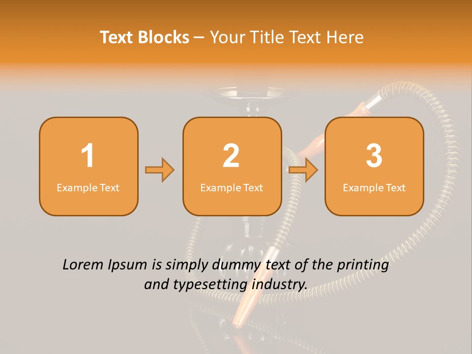 Object Calm Mouthpiece PowerPoint Template