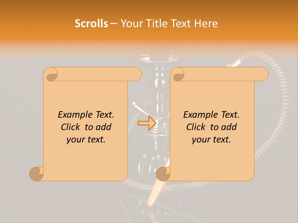 Object Calm Mouthpiece PowerPoint Template