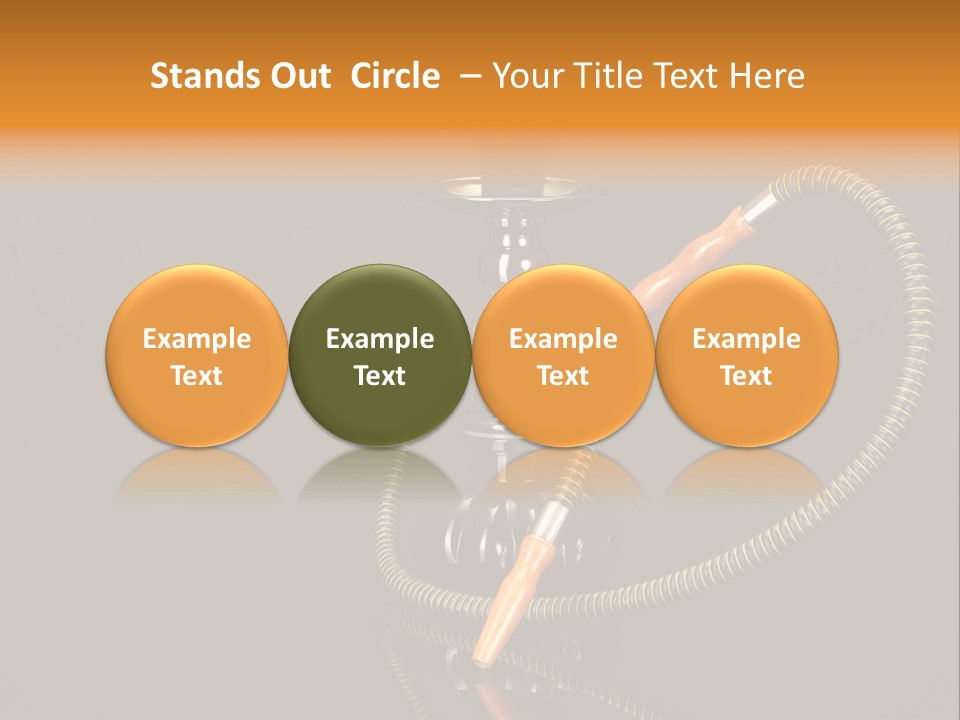 Object Calm Mouthpiece PowerPoint Template