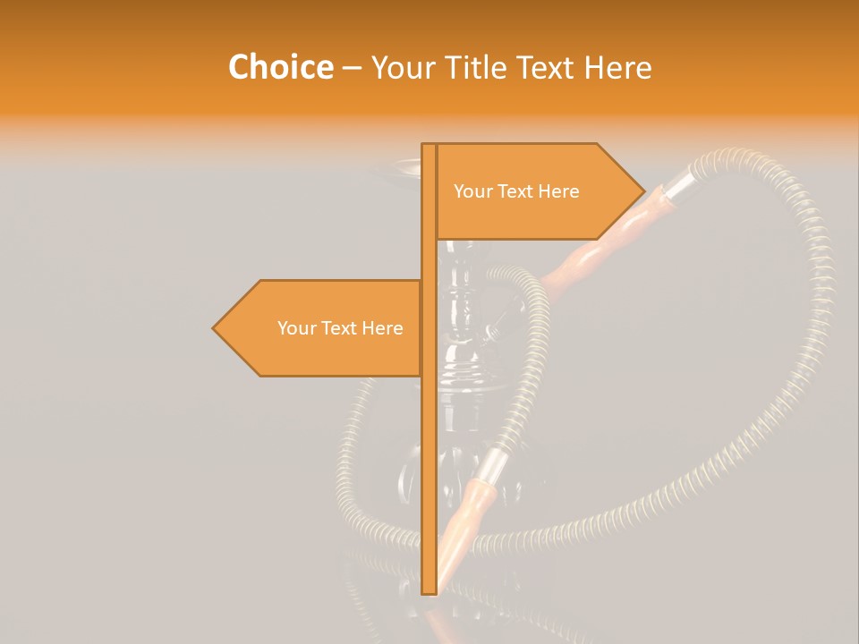 Object Calm Mouthpiece PowerPoint Template