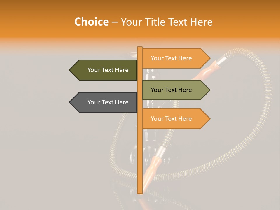 Object Calm Mouthpiece PowerPoint Template