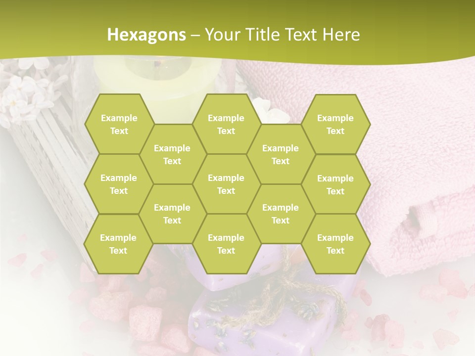 Treatment Relaxation Candles PowerPoint Template