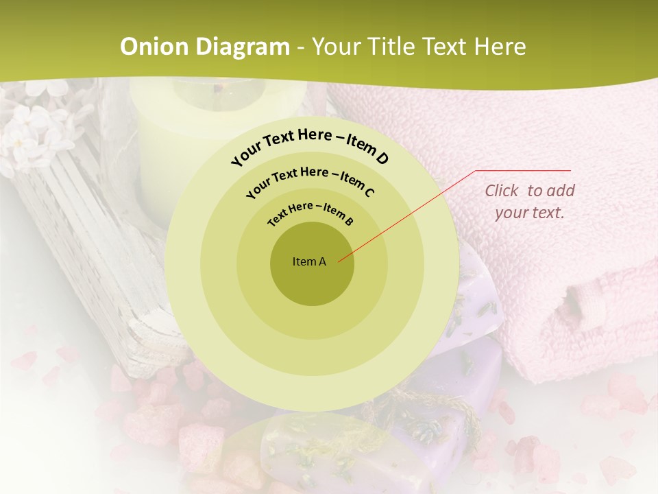 Treatment Relaxation Candles PowerPoint Template