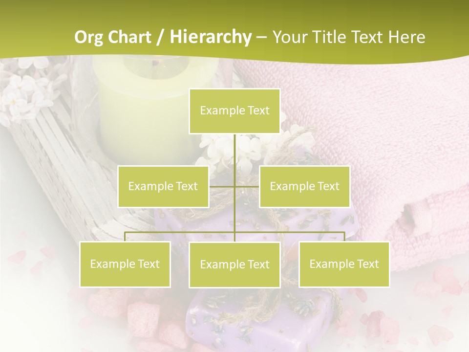 Treatment Relaxation Candles PowerPoint Template