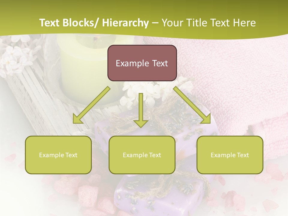 Treatment Relaxation Candles PowerPoint Template