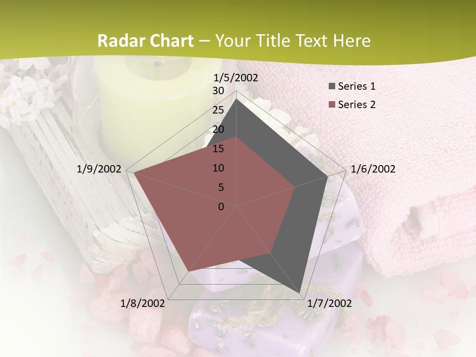 Treatment Relaxation Candles PowerPoint Template