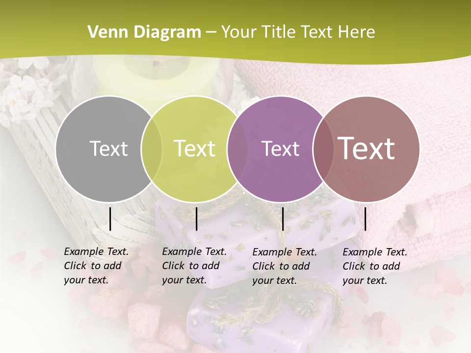 Treatment Relaxation Candles PowerPoint Template