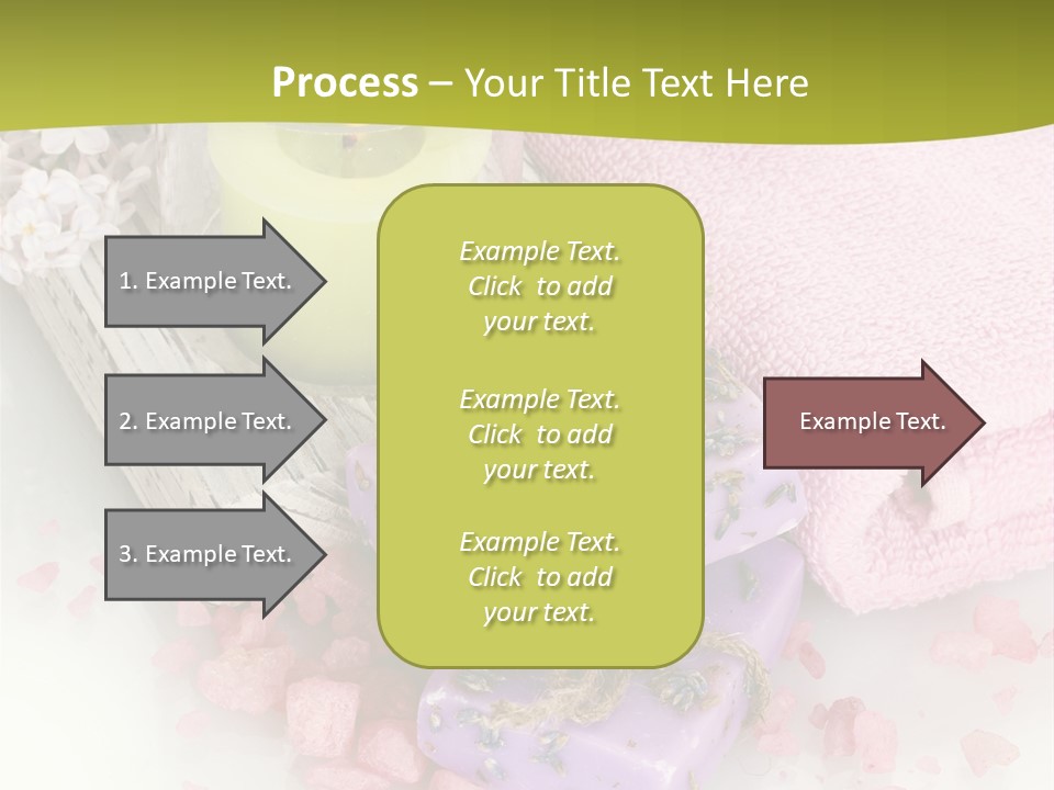 Treatment Relaxation Candles PowerPoint Template