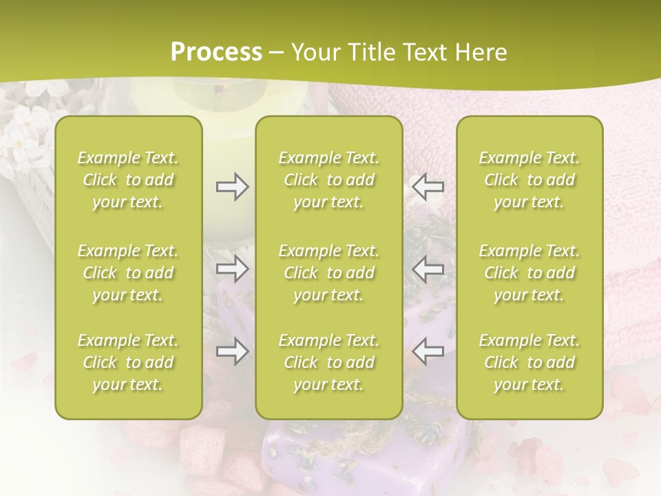 Treatment Relaxation Candles PowerPoint Template