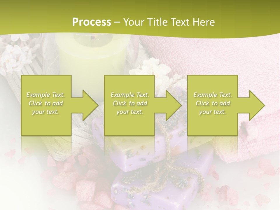Treatment Relaxation Candles PowerPoint Template