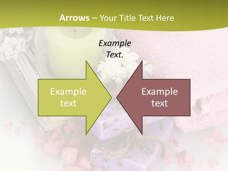 Treatment Relaxation Candles PowerPoint Template