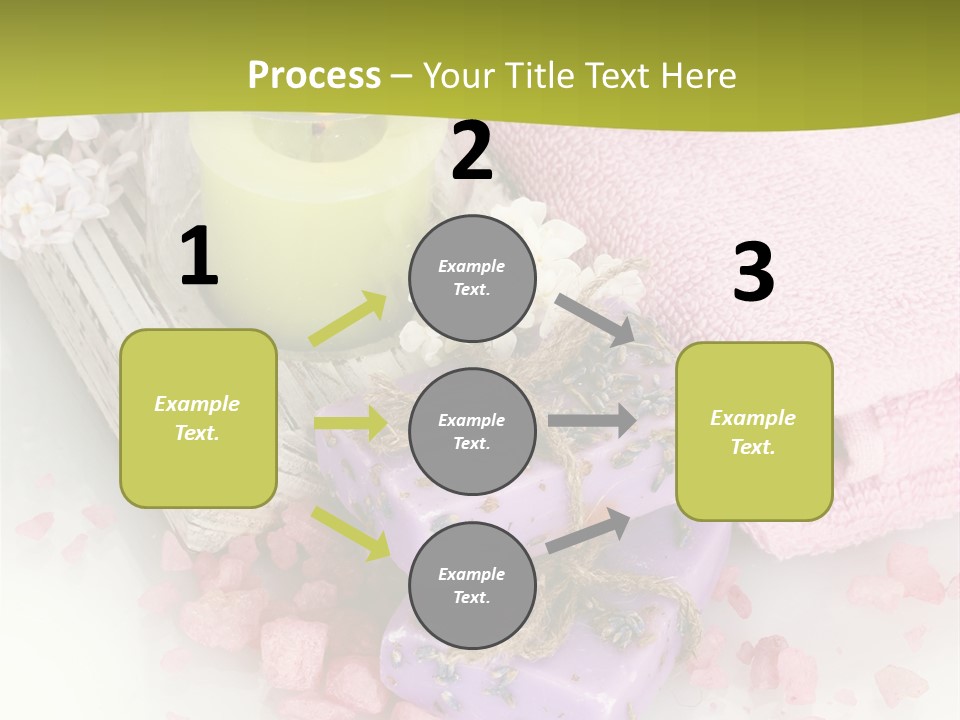 Treatment Relaxation Candles PowerPoint Template