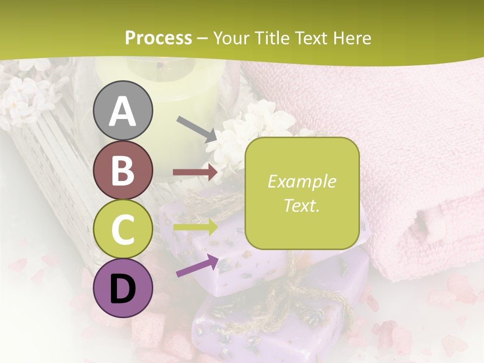 Treatment Relaxation Candles PowerPoint Template