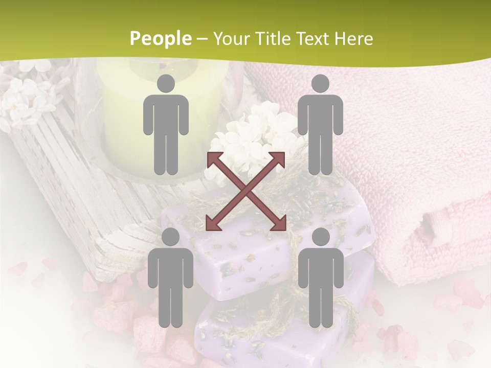Treatment Relaxation Candles PowerPoint Template