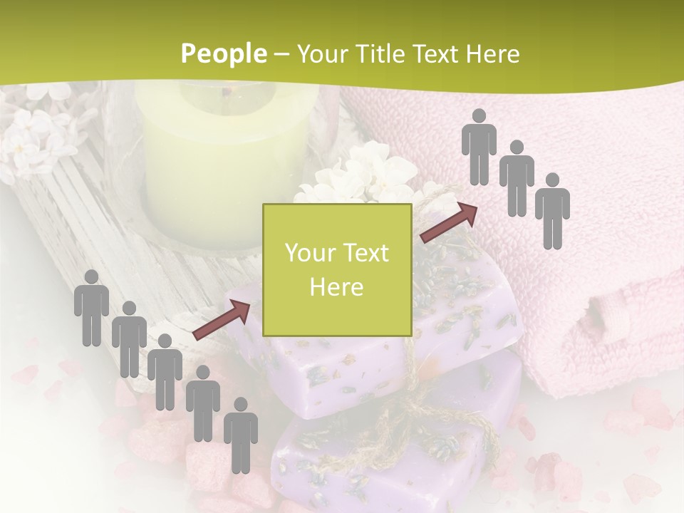 Treatment Relaxation Candles PowerPoint Template