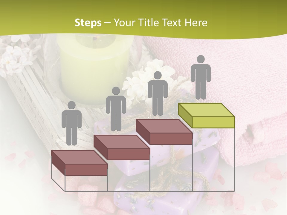 Treatment Relaxation Candles PowerPoint Template