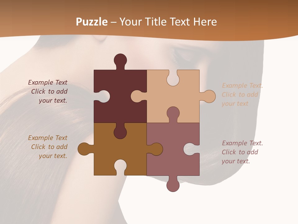 Cosmetic Shiny Girl PowerPoint Template