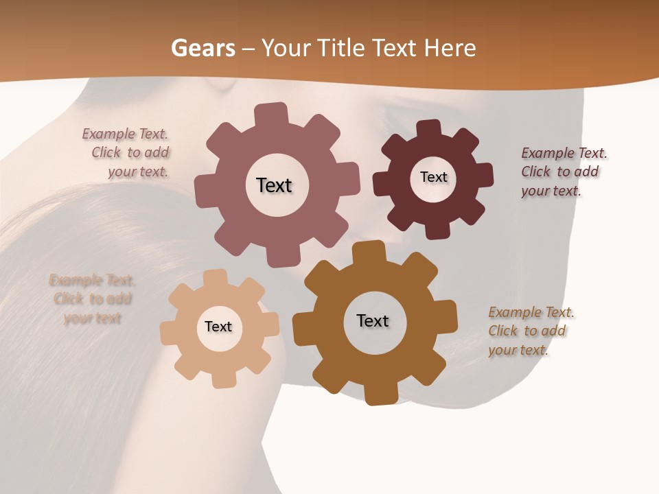 Cosmetic Shiny Girl PowerPoint Template