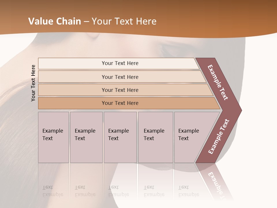 Cosmetic Shiny Girl PowerPoint Template