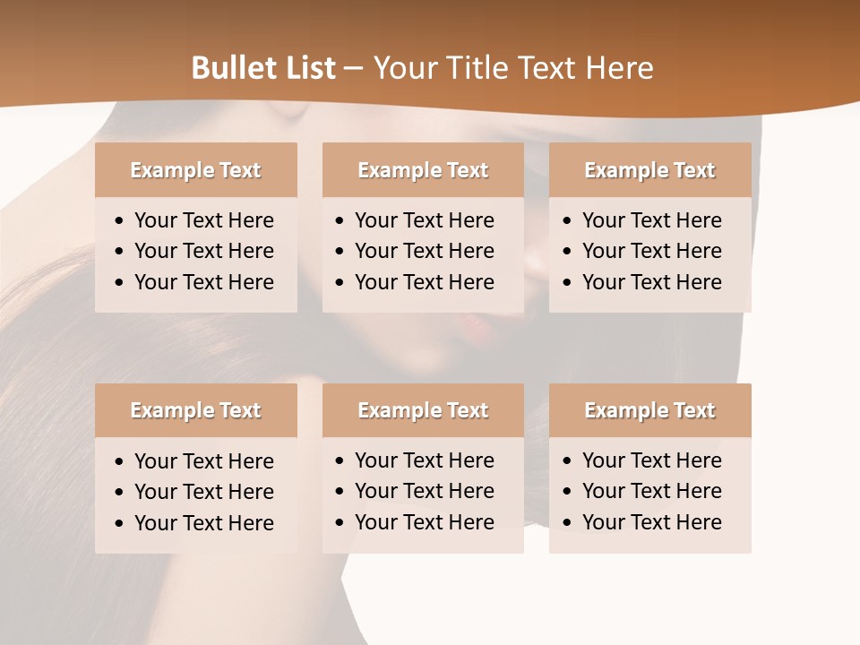 Cosmetic Shiny Girl PowerPoint Template