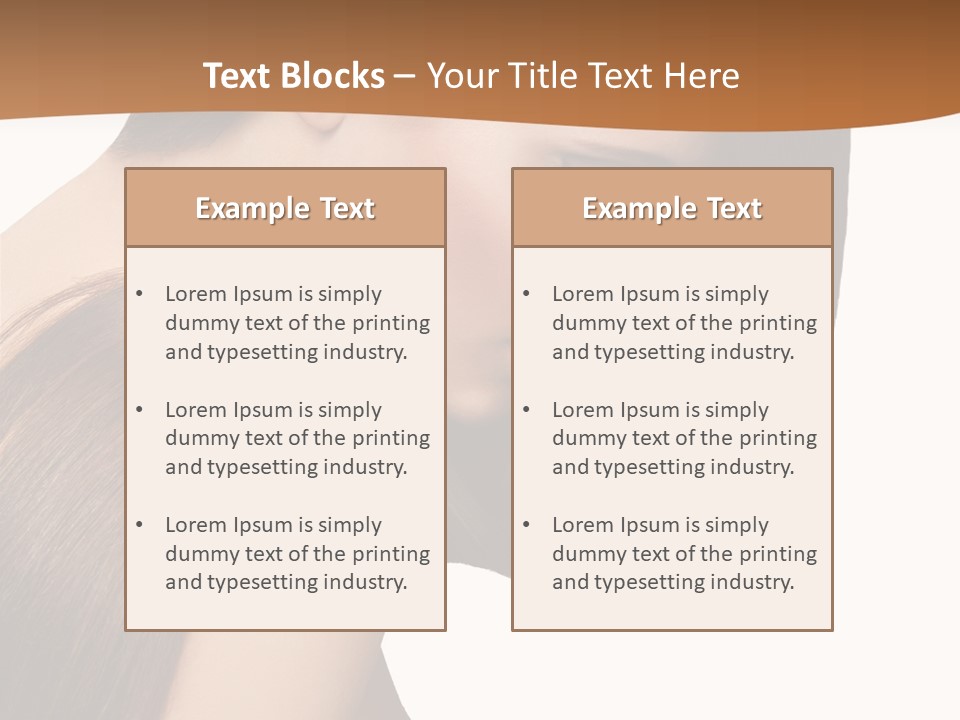Cosmetic Shiny Girl PowerPoint Template