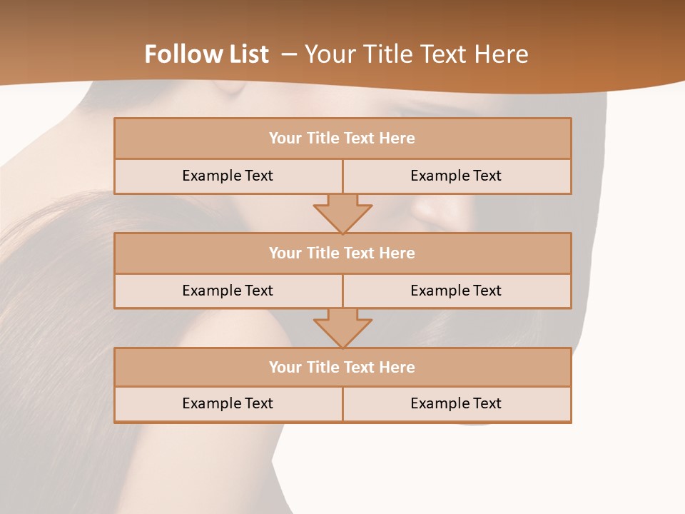 Cosmetic Shiny Girl PowerPoint Template