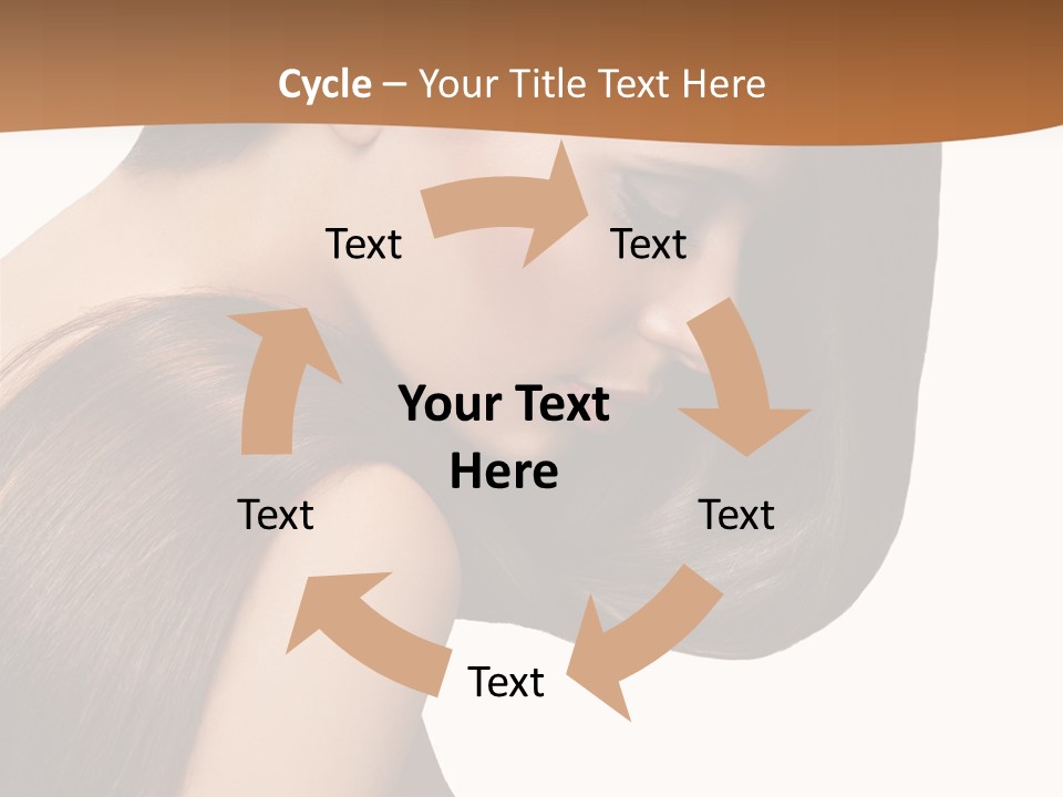 Cosmetic Shiny Girl PowerPoint Template