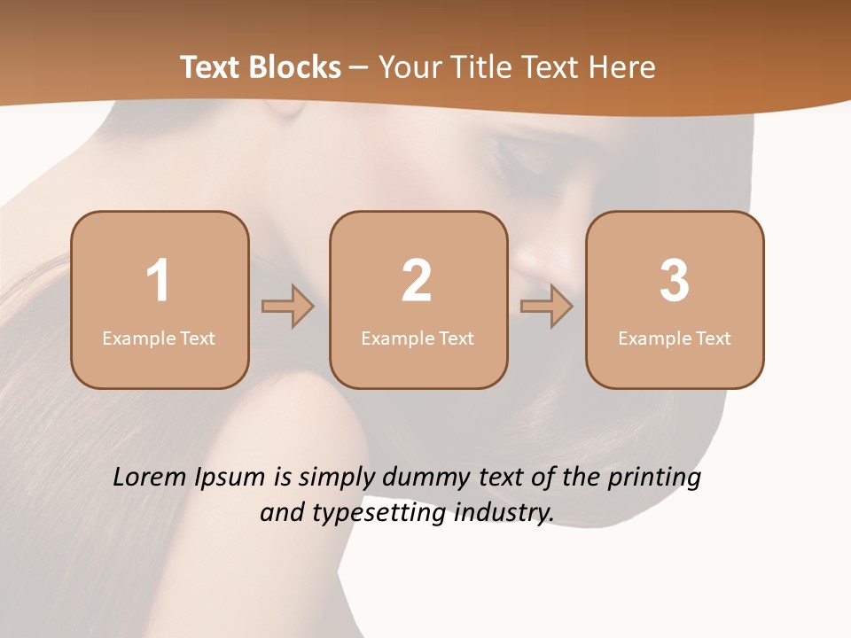 Cosmetic Shiny Girl PowerPoint Template