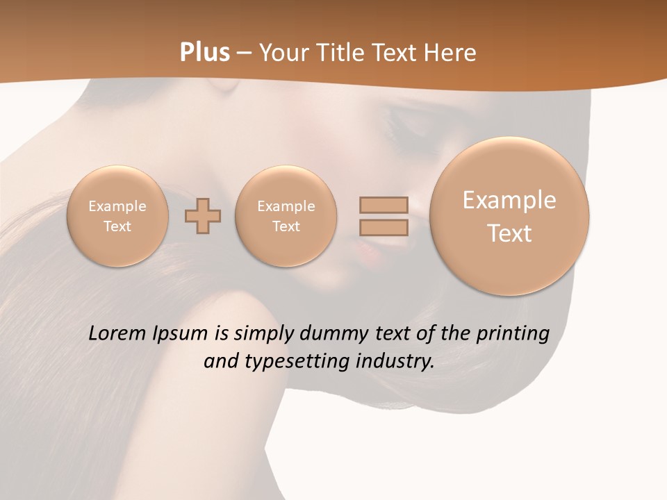 Cosmetic Shiny Girl PowerPoint Template