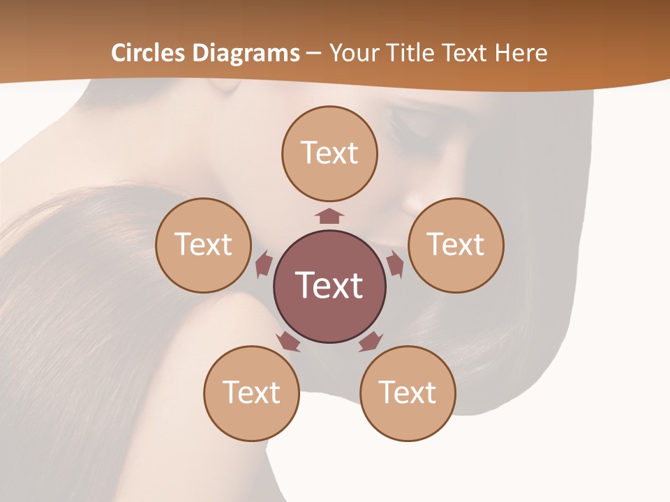 Cosmetic Shiny Girl PowerPoint Template