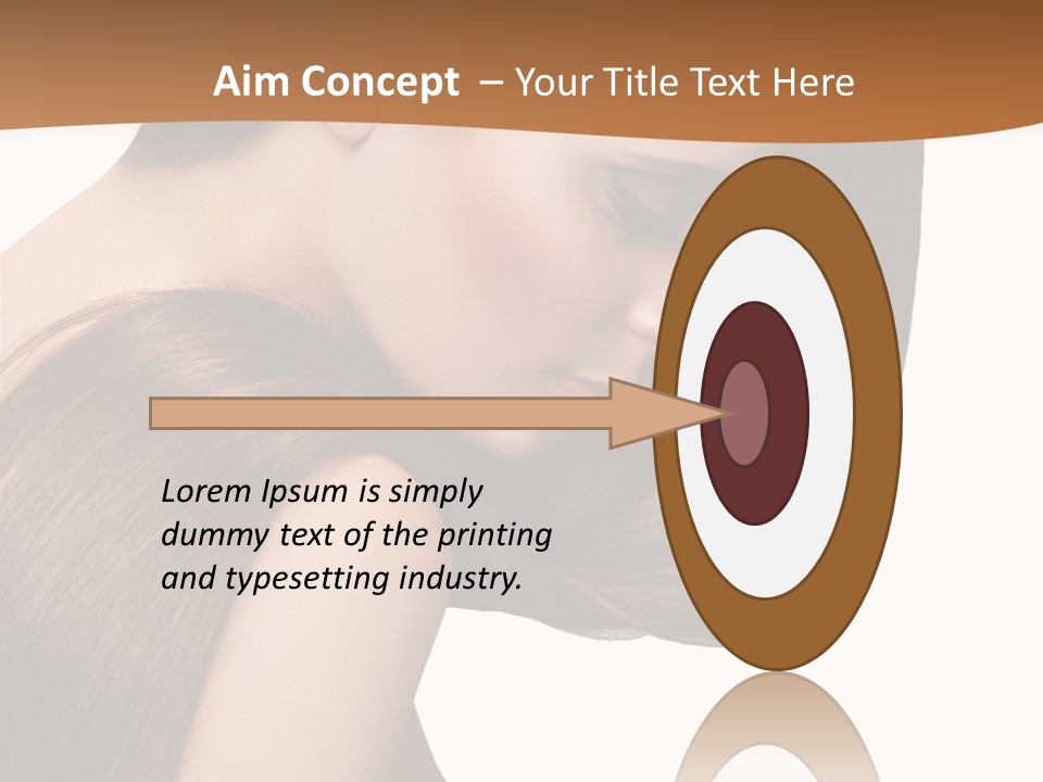 Cosmetic Shiny Girl PowerPoint Template