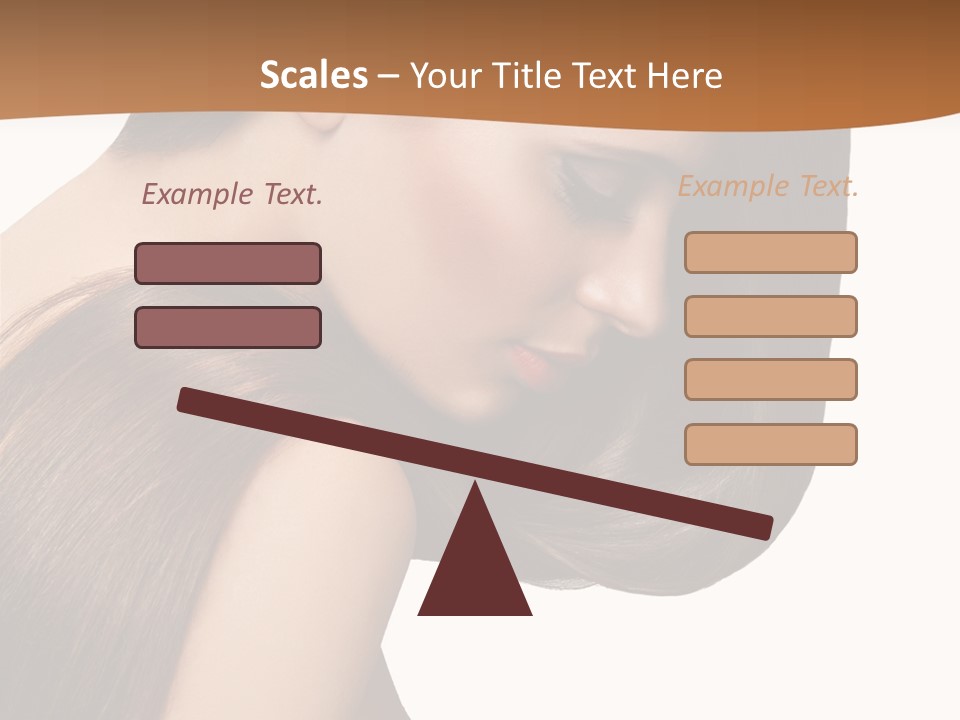 Cosmetic Shiny Girl PowerPoint Template