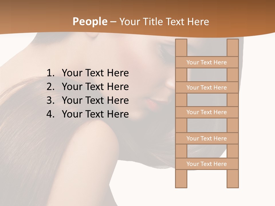 Cosmetic Shiny Girl PowerPoint Template